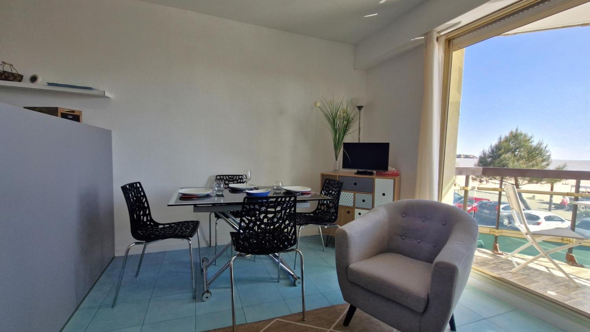 Saint Georges De Didonne - Pleine Vue Mer Pour Ce Studio Cabine Face A La Plage Esterno foto